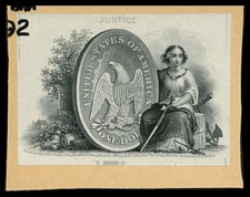 USA 1855 $1 Liberty Seated Dollar Reverse Neat Numismatic Americana Item (53814)