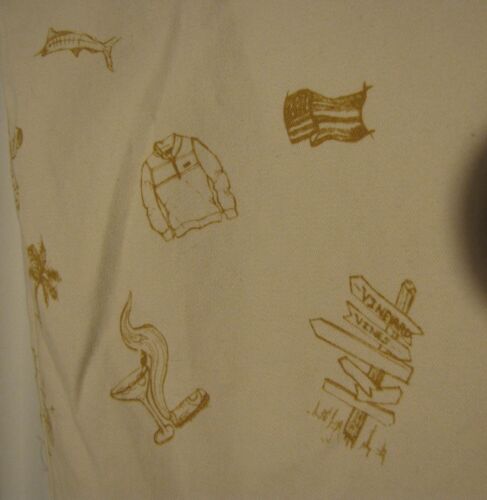 Vineyard Vines 33x32 Khaki Hose Zigarre Palme Marlin Print - Bild 2 von 3