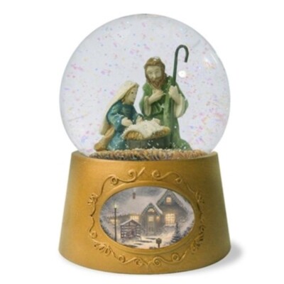 Thomas Kincaid Nativity Waterball Holy Family Gregg Gifts Christmas 4036424