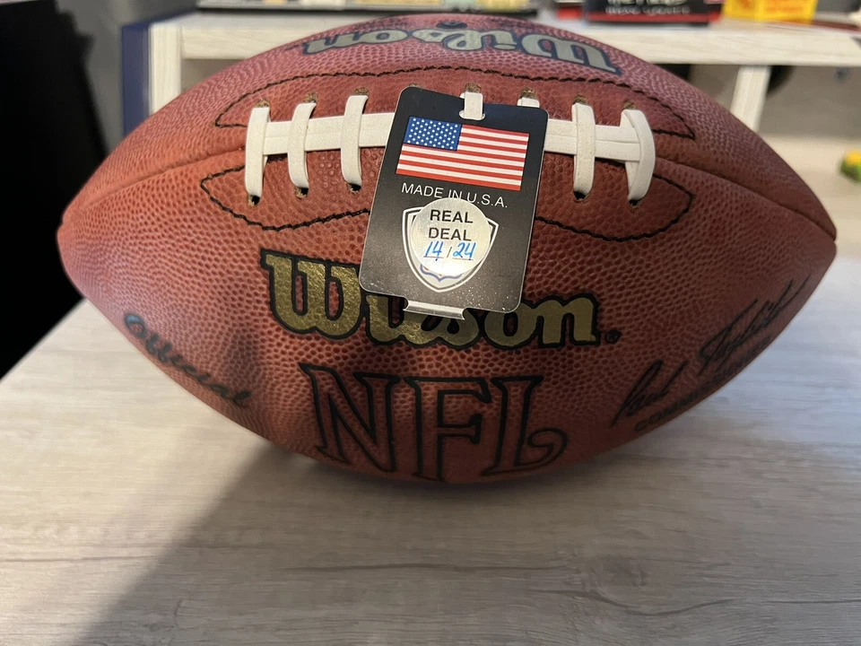 Fútbol oficial de la NFL firmado por Byron Leftwich Foto 3 de 4