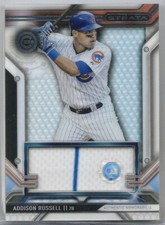 2016 Topps Strata Clearly Authentic Relics #CARAR  Addison Russell, Chicago Cubs