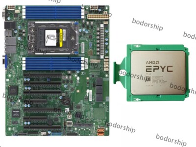 Supermicro H12SSL-i Motherboard With AMD EPYC 7542 CPU 32Cores 2.9GHz Server CPU