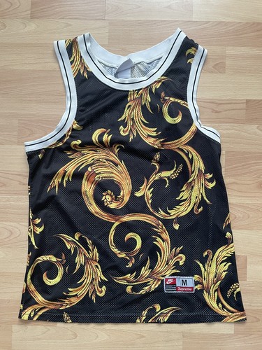 SUPREME X NIKE BASKETBALL JERSEY BLACK 