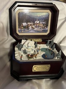 Thomas Kinkade Holiday Gathering Music Box | eBay