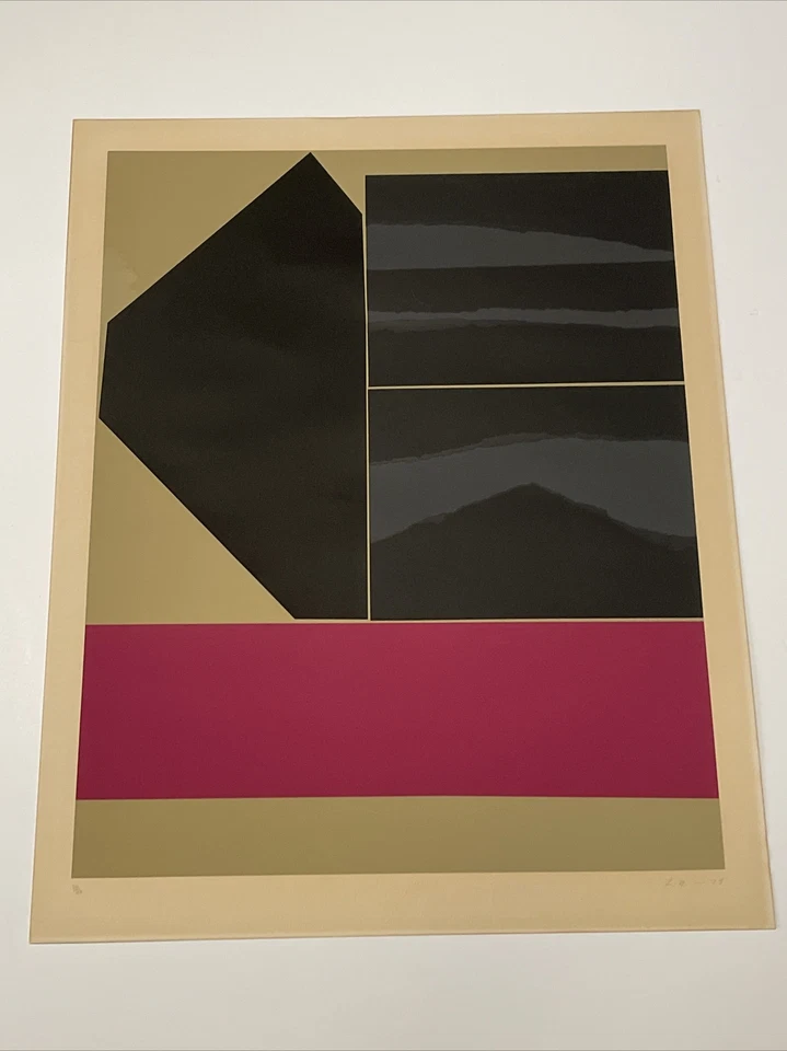 Litografía Louise Nevelson expresionismo abstracto firmada cubismo raro 1974 rara Foto 2 de 4