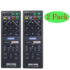 2 Pack Remote for Sony Blu-ray DVD Player BDP-BX150 BDP-BX350 BDPBX550 RMT-B126