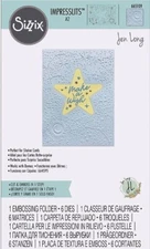 Sizzix Impresslits Embossing Folder By Jen Long Celestial
