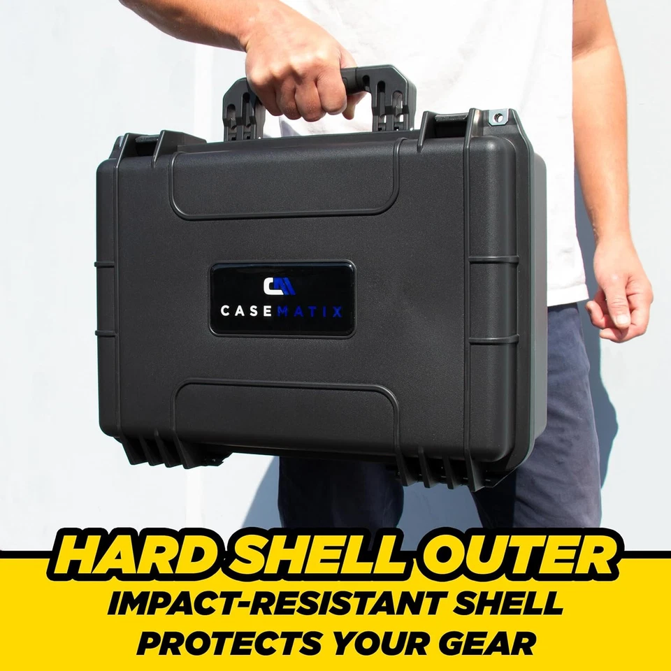 Винный чемодан CM в жесткой оболочке для 3 бутылок - водонепроницаемый для хранения вина для путешествий - Изображение 2 из 4