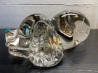 Vintage Oggetti Italy Murano Art Glass Dog Sculpture – 1970s/80s Italian Crystal