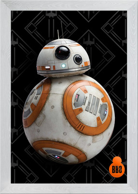 BB-8 Robot Framed Wall Art Poster Canvas Print Picture