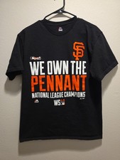 San Francisco Giants We Own The Pennant Size Large T-Shirt 2014 B8