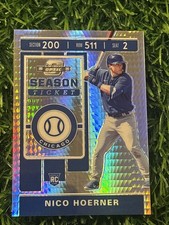 2020 Panini Chronicles Contenders Optic Hyper Prizm /299 Nico Hoerner #28 RC