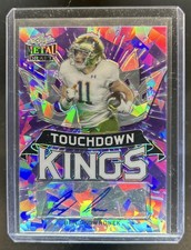 2021 Leaf Metal Draft Ben Skowronek Touchdown Kings Auto Crystals Purple RC #/20