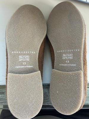 Duke and Dexter Brown Brushed Suede Loafers 13 | eBay display picture 3
