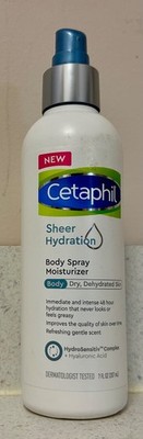 Cetaphil Sheer Hydration Body Spray Moisturizer Dry Dehydrated Skin 7 fl oz