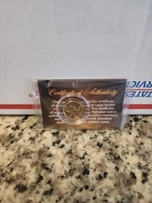 24KT  Gold Plated Lincoln Penny Collectors Coin SEALED