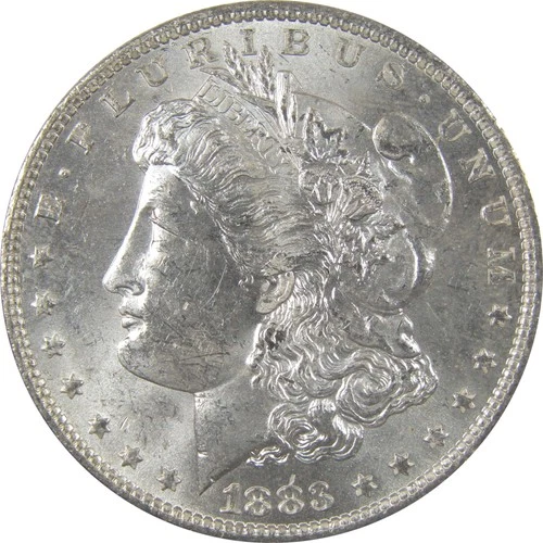 1883 O Morgan Silver Dollar Uncirculated Mint State Toned SKU:I24881