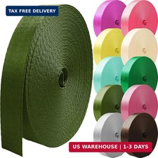 Nylon Webbing 1 inch 1.5 inch 2 inch Webbing Nylon Strap Nylon Belt, 10 25 50 3.