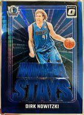 2024-25 Panini Donruss Optic - Winner Stays Dirk Nowitzki #13 Blue Hyper /175