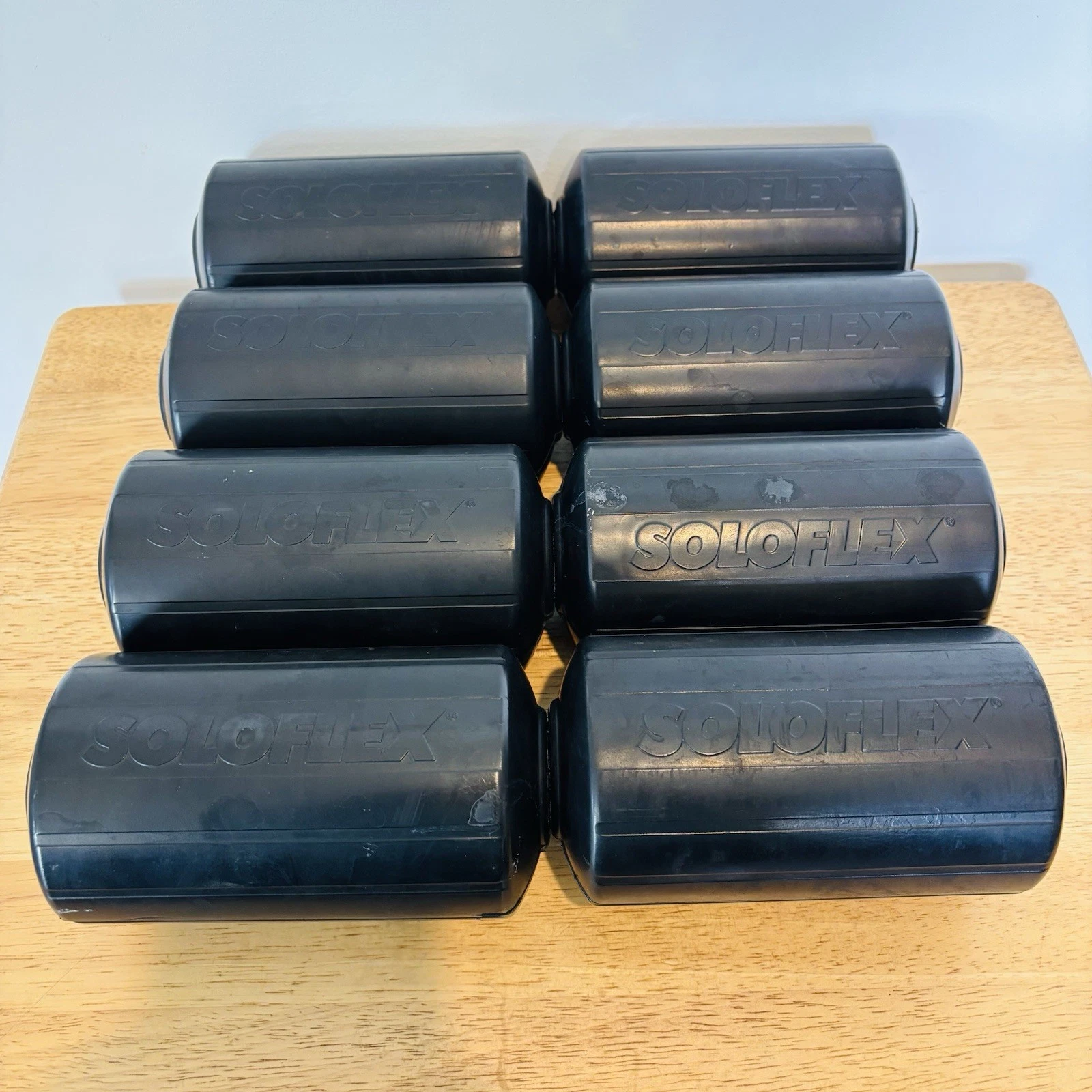 Soloflex Foam Roller Cushion Pads Set Of 8 Genuine OEM Free Shipping