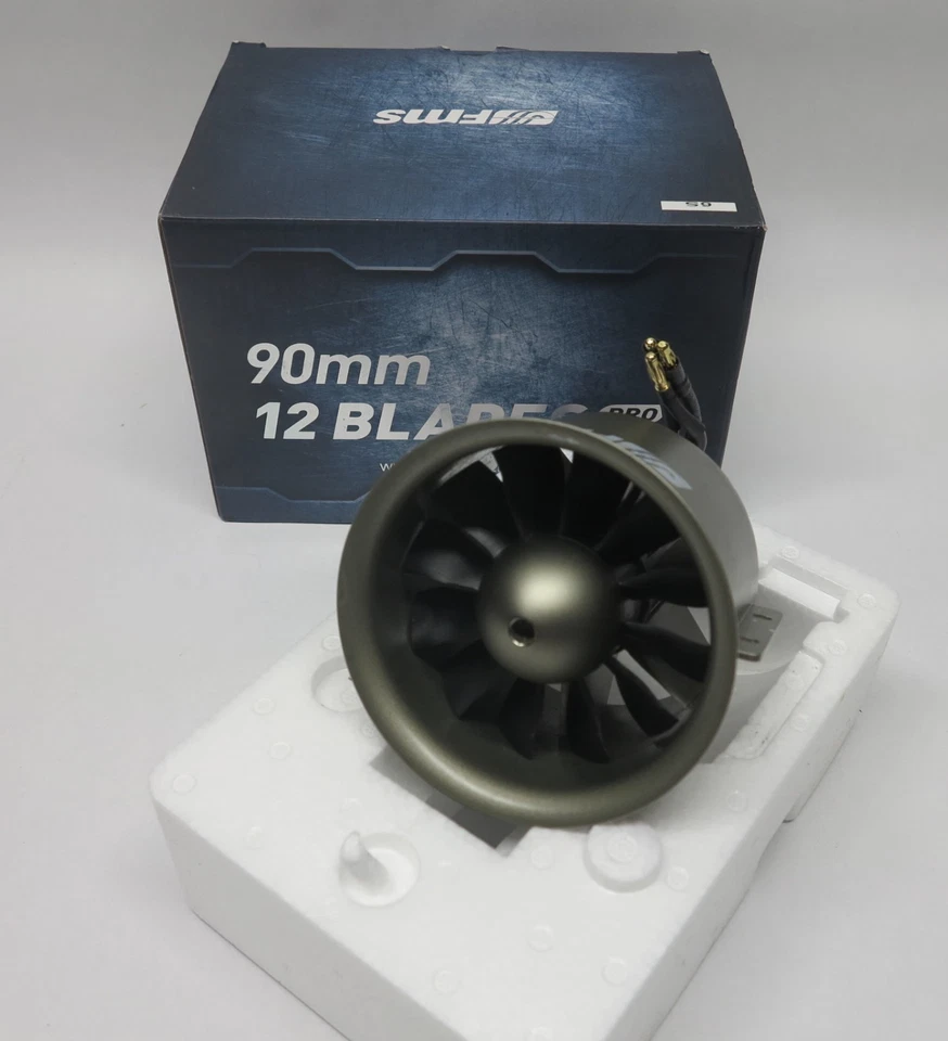 FMS Pro 90mm 12 Blades EDF Predator 4068 1850kV Brushless In-runner Motor 6S - Image 4 of 4