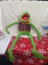Vintage Kermit the Frog Plush Doll Large Muppets Eden Toys Jim Henson Collectibl