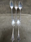 Vintage Wallace Grande Baroque STERLING SILVER Tea Spoon Set of 5 Weigh 173g