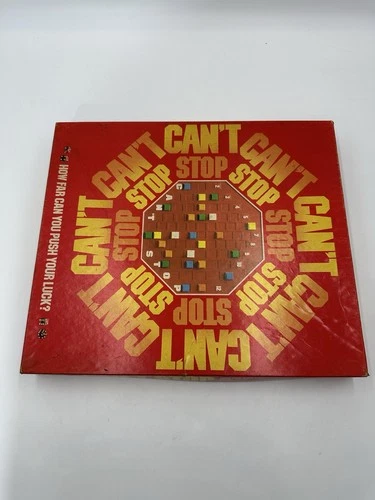 Can’t Stop Board Game No. 122 Parker Brothers Vintage 1980 NO DICE