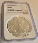 2022 Silver American Eagle .999 Silver MS-69 NGC Certified
