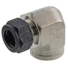 Parker 8-8 Dbz-Ss 1/2" Cpi X Fnpt Ss Female 90 Degree Elbow