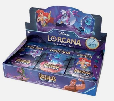Disney Lorcana Ursula's Return Display 24 Boosters NEW/ENGLISH