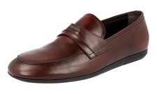 PRADA Leather Loafer Dress Shoes - Sneakers Sole - Brown - NEW -  US 7 EU 40