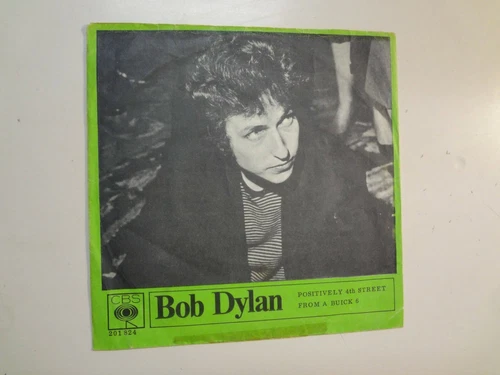 BOB DYLAN:Positively 4th Street-From A Buick 6-Denmark 7"65 CBS Recs.201 824 PSL