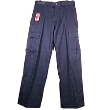 Big Bill FR Fire Resistant Cargo Pants Men 33x30.5 Blue HRC2 NFPA 2112 Brand New