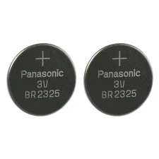 2 New PANASONIC BR2325 CR2325 Lithium 3V batteries - FRESH - USA Seller