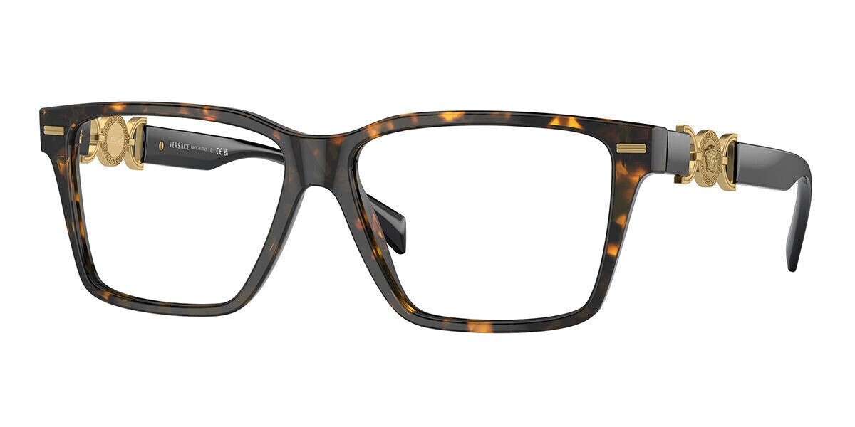 Versace VE3335F 5404 Havana Brown Women Eyeglasses Authentic NEW Versace 0VE3335 5404 Women main image 3