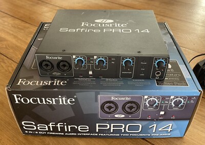 FOCUSRITE SAFFIRE PRO 14 FireWire Audio Interface boxed Used | eBay UK