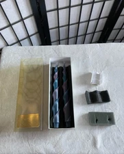 Vintage NIB Lumin Essence Blue & Purple Spiral Candle