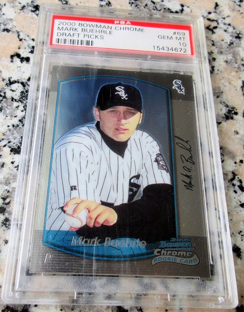 Mark Buehrle 2000 Bowman Chrome Rookie Card RC PSA 10 WS Champ Perfect Game🔥🔥$