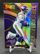 CRIS CARTER 2020 Panini Select Football PRIZM UNBREAKABLE Insert #U24 Vikings