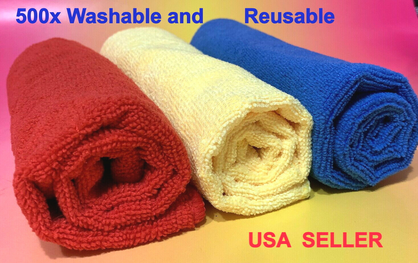 Microfiber Car Wash Towels - Red – Beautiful Rags