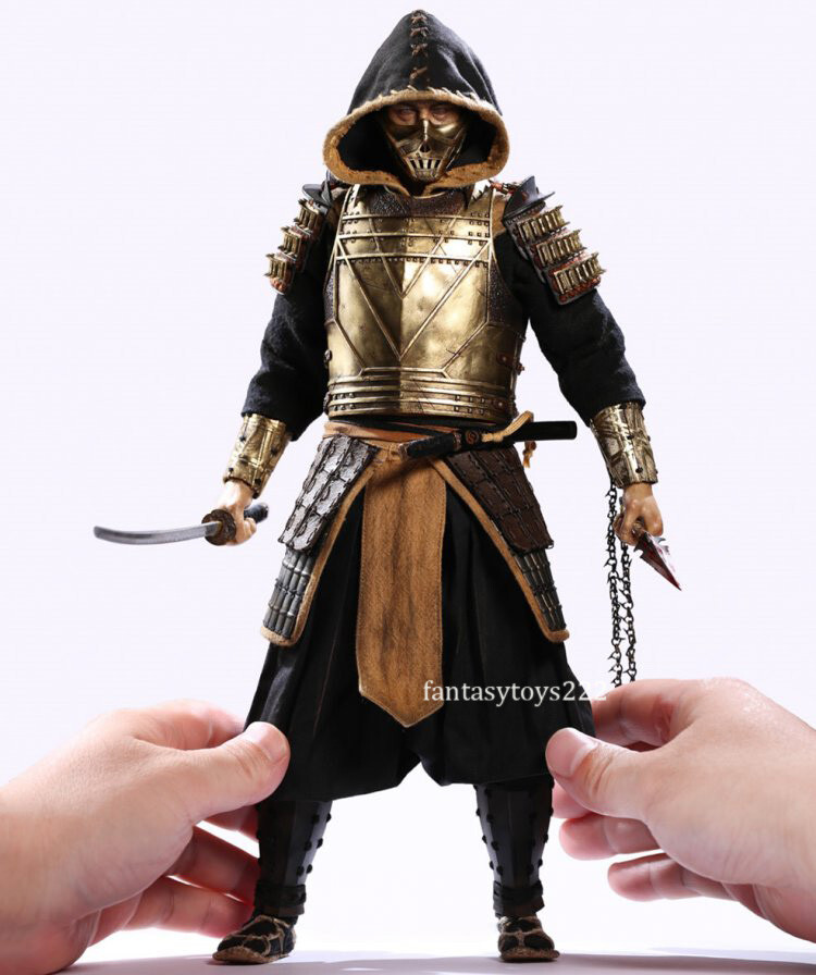 モータルコンバット PopToys EX049 スコーピオン 1/6 フィギュア POPTOYS EX049 1/6 Mortal Kombat Scorpion Copper&Leather