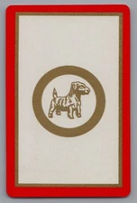 T) ONE Single Swap Playing Card Artistic King Of Spades Artistic Dog Vintage