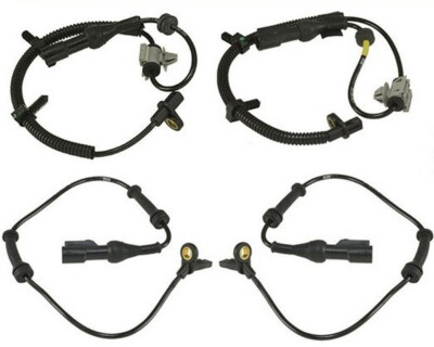 Ford Focus Rear Speed Sensor 4 X ABS Wheel Speed Sensor Front- Rear Left & Right Fits Ford Focus ...