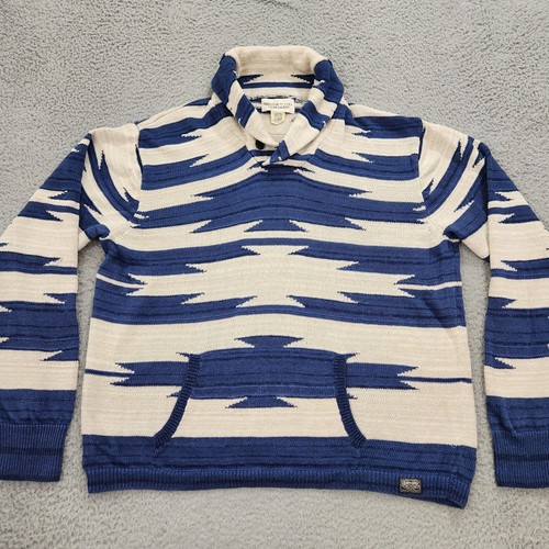 Ralph Lauren Denim & Supply Sweater Men XXL 2XL Navajo Aztec Cowl Neck Pullover - Picture 2 of 11