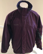 Columbia Sportswear Bugaboo Winter Coat Burgundy Full Zipper Men's Medium
