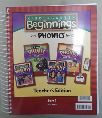 Kindergarten Beginnings w/ Phonics for K5, Teachers Edition Parts 1 & 2