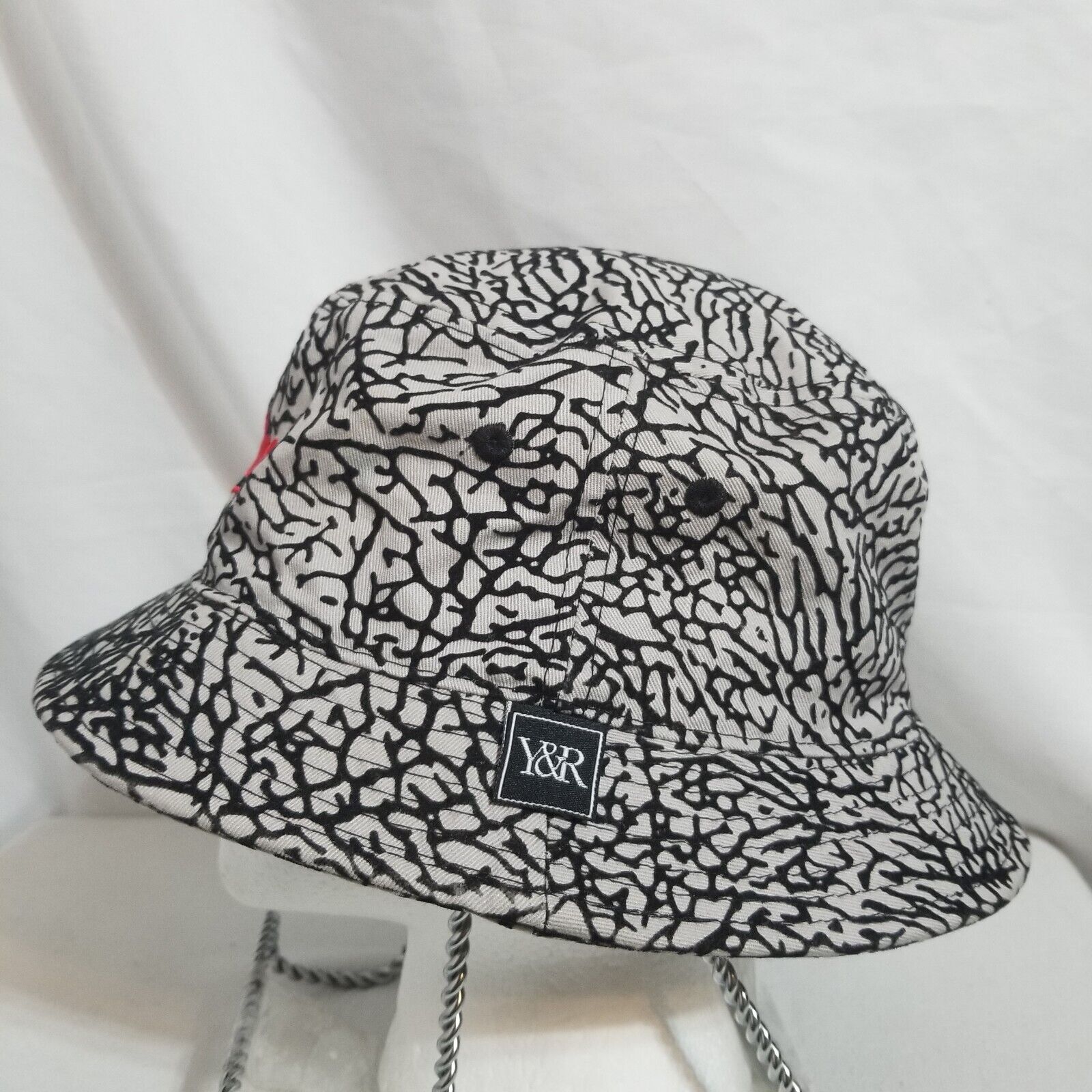 Young & Reckless Y&R Bucket Hat Black White OSFM - image 2