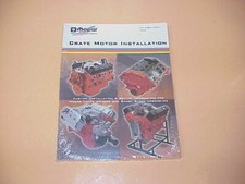 New Mopar Crate Motor Installation Setup Information Manual Booklet