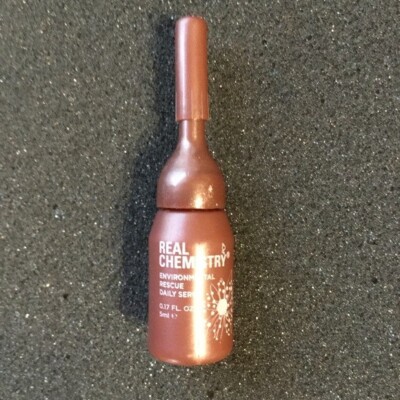 REAL CHEMISTRY Environmental Rescue Daily Face Serum Travel Mini Size .17 oz
